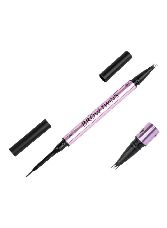 REALBEAUTY REALBEAUTY  BROW TWINS  WATERPROOF PENCIL INK STAIN  EYEBROW PEN  - Image 1