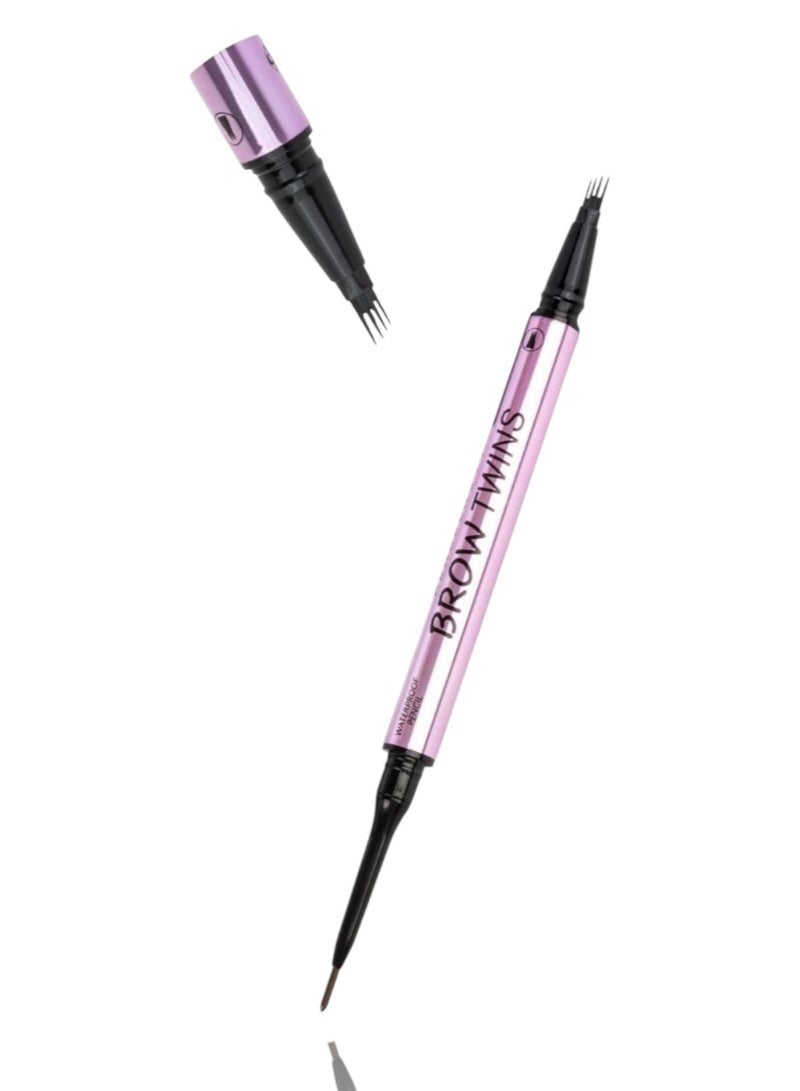 REALBEAUTY REALBEAUTY  BROW TWINS  WATERPROOF PENCIL INK STAIN  EYEBROW PEN  - Image 2