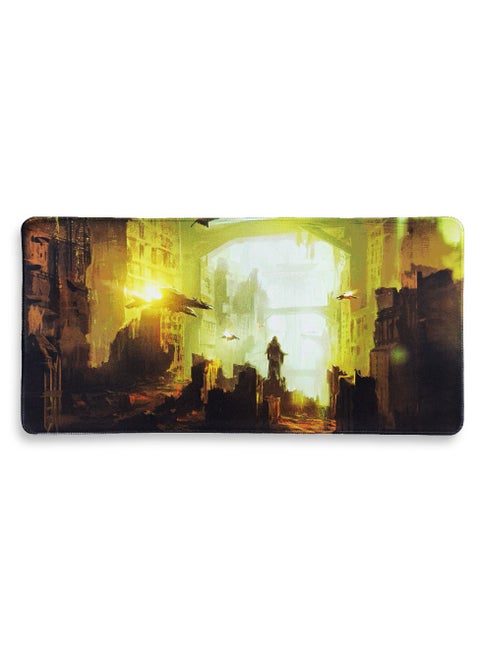 Gaming Mouse Pad Large , (60cm x 30cm x 2mm) , Thick Extended Mouse Mat Water proof Non-Slip Spill-Resistant Desk Pad with Special-Textured Surface, Anti-Fray Stitched Edges for Keyboard, PC