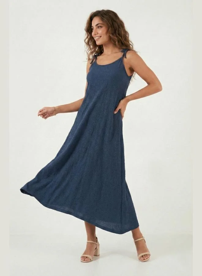 ليلا Lela Regular Fit Strappy Long Dress Women's Dress 5865732