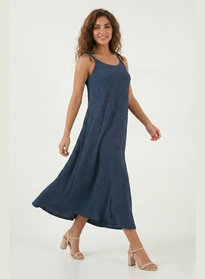 Lela  Lela Regular Fit Strappy Long Dress Women's Dress 5865732 for Women | Best Price UAE