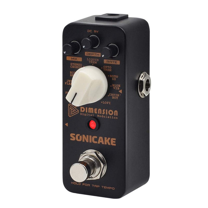 SONICAKE QSS-08 5th Dimension Digital Modulation Guitar Pedal Phaser Flanger Chorus Tremolo Vibrato Autowah Guitar Effects Pedal 11 Modes - Image 1