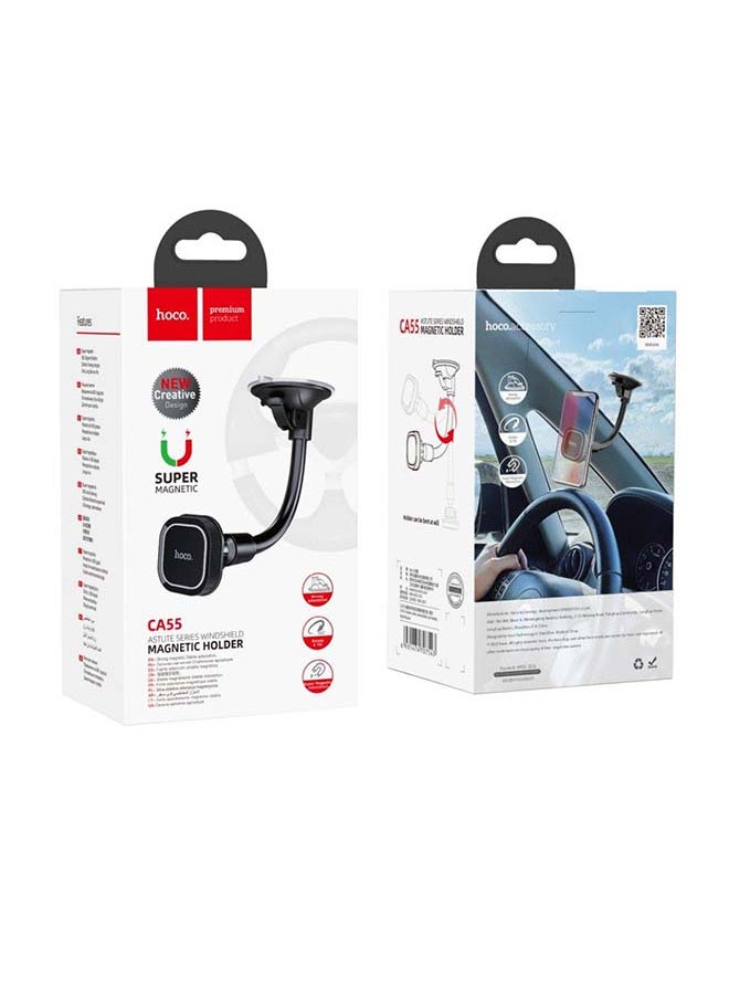 Hoco - Astute Series Windshield Car HolderBlack - Image 1