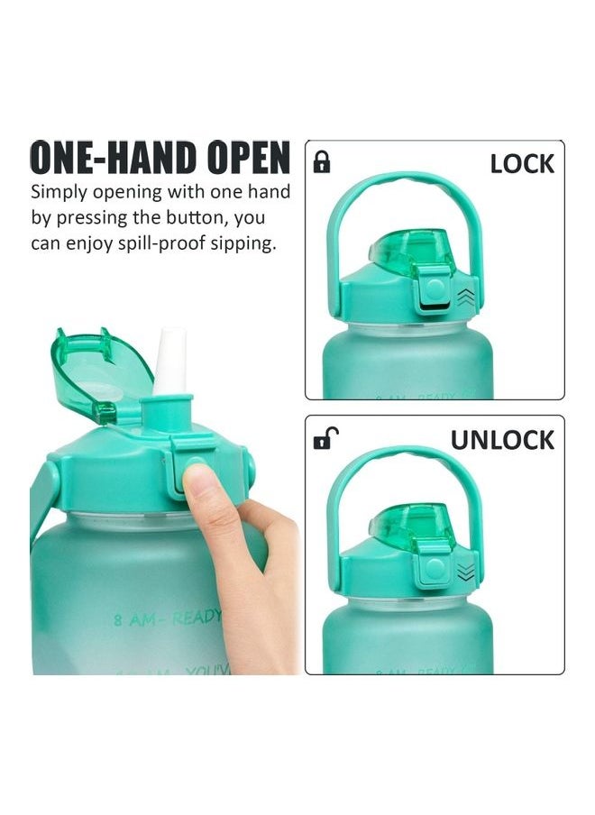 NIBEMINENT - Motivational Time-Marked Water Bottle with Leak-Proof Cap - Image 1