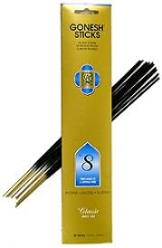 Gonesh Incense Sticks Classic No 8 Perfumes of Spring Mist Set of 5 20 Sticks each Total 100 Sticks