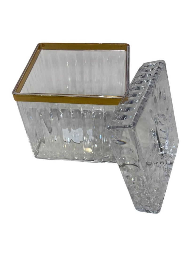 Square acrylic tissue box - Image 2
