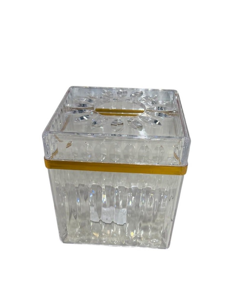 Square acrylic tissue box - Image 3