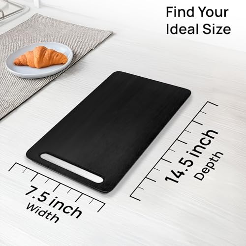 Ibyx Elegant Sliding Tray for Your Coffee Maker & Heavy Kitchen Appliances - Sturdy, Slides Easily from Under The Cabinet (Black, 7.5”W x 14.5”D) - Image 3