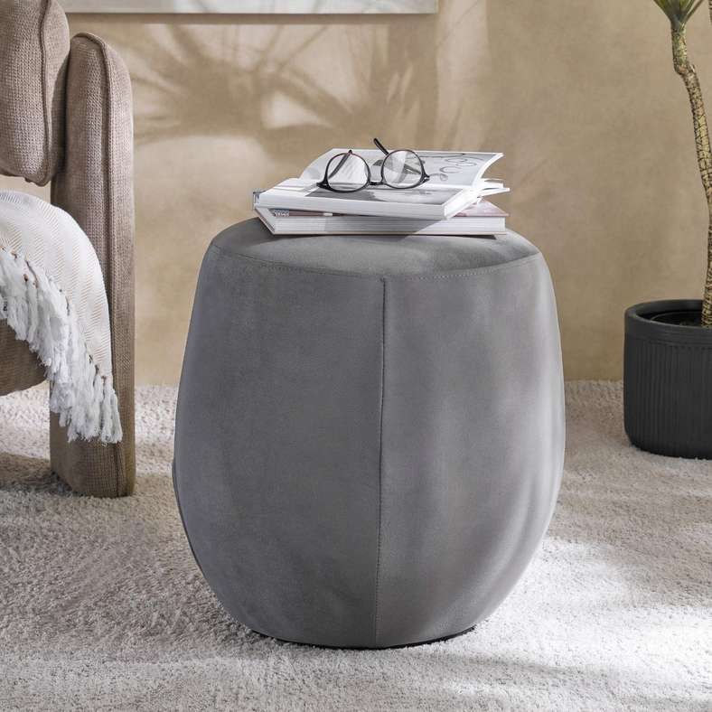 Pan Home Alexie Pouf - Grey