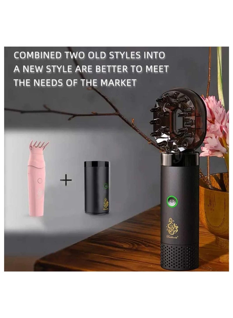 2-in-1 Portable Hair Incense Burner B20 – Quick-Heating Electric Oud Burner & Hair Perfume Diffuser - Image 3