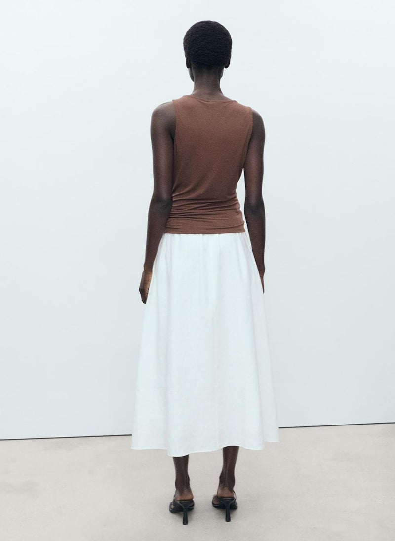 MANGO - Fitted With Metallic Detail Top - Image 1