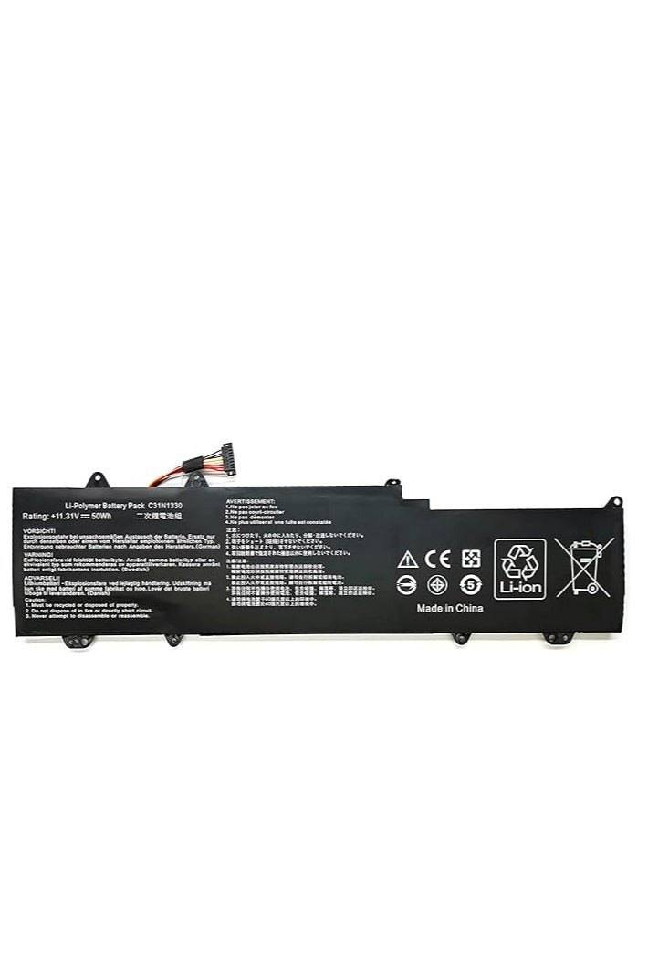 Terabyte C31N1330 0B200-00070200 Laptop Battery Replacement for Asus ZenBook UX32LA UX32LN UX32LN-R4053H UX32LA-R3025H UX32LNR4053H UX32LN-R4029H Series (11,31) V) 50 Wh) - Image 1