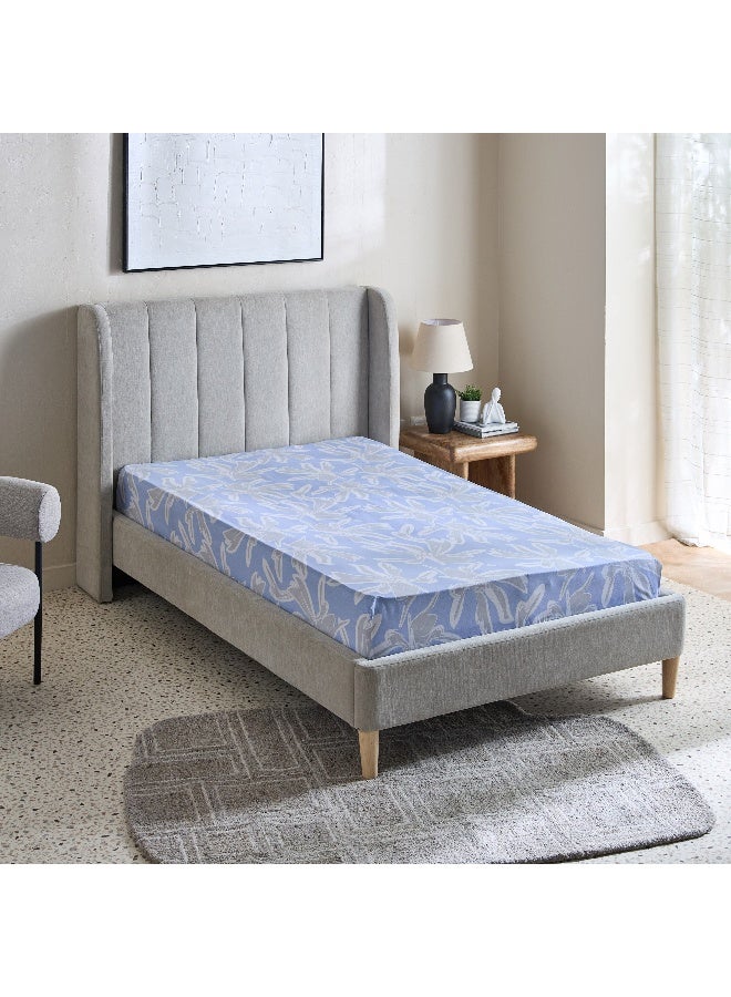 Home Box Malta Evelyn Printed Cotton Twin Fitted Sheet - 120x200+33 cm - Image 2