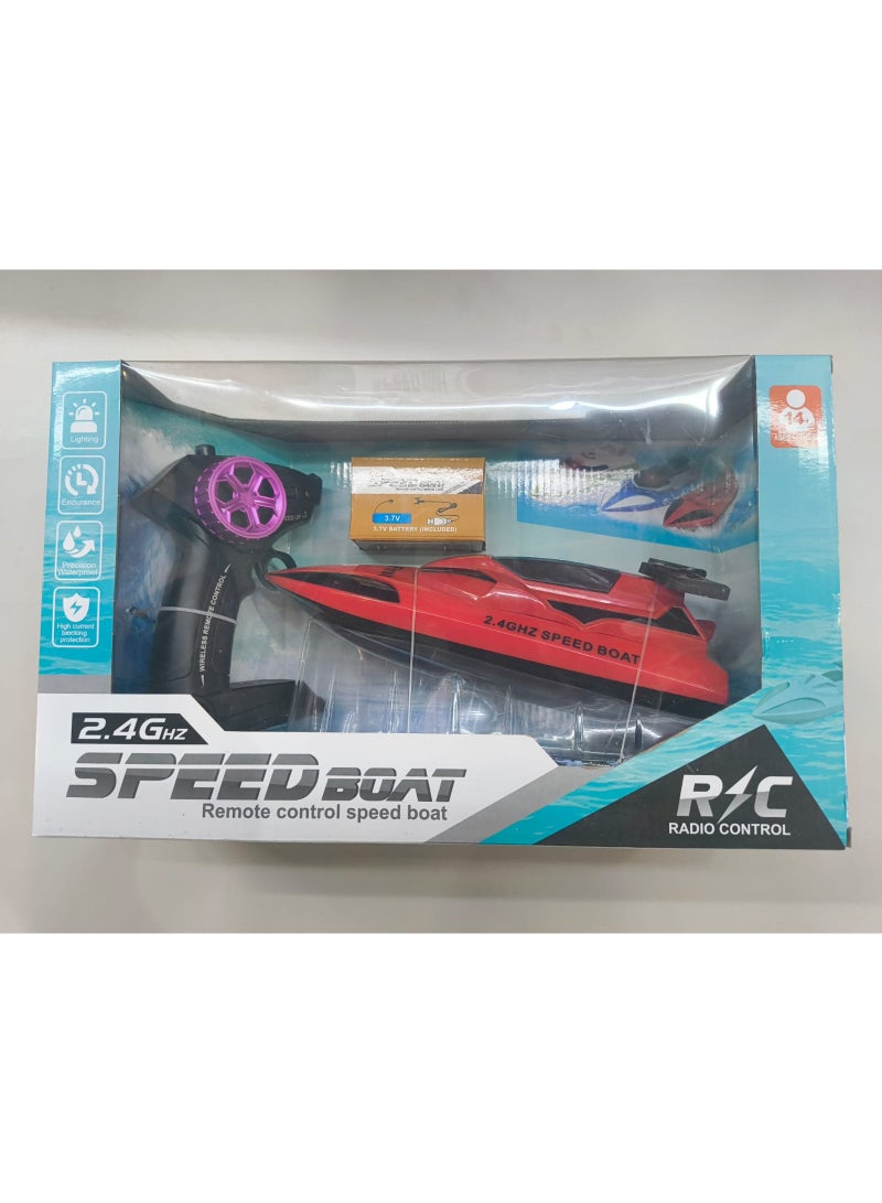 RC Remote Control Boats, Waterproof Remote Control Boat with 2.4GHz High-Speed Controller - Image 1