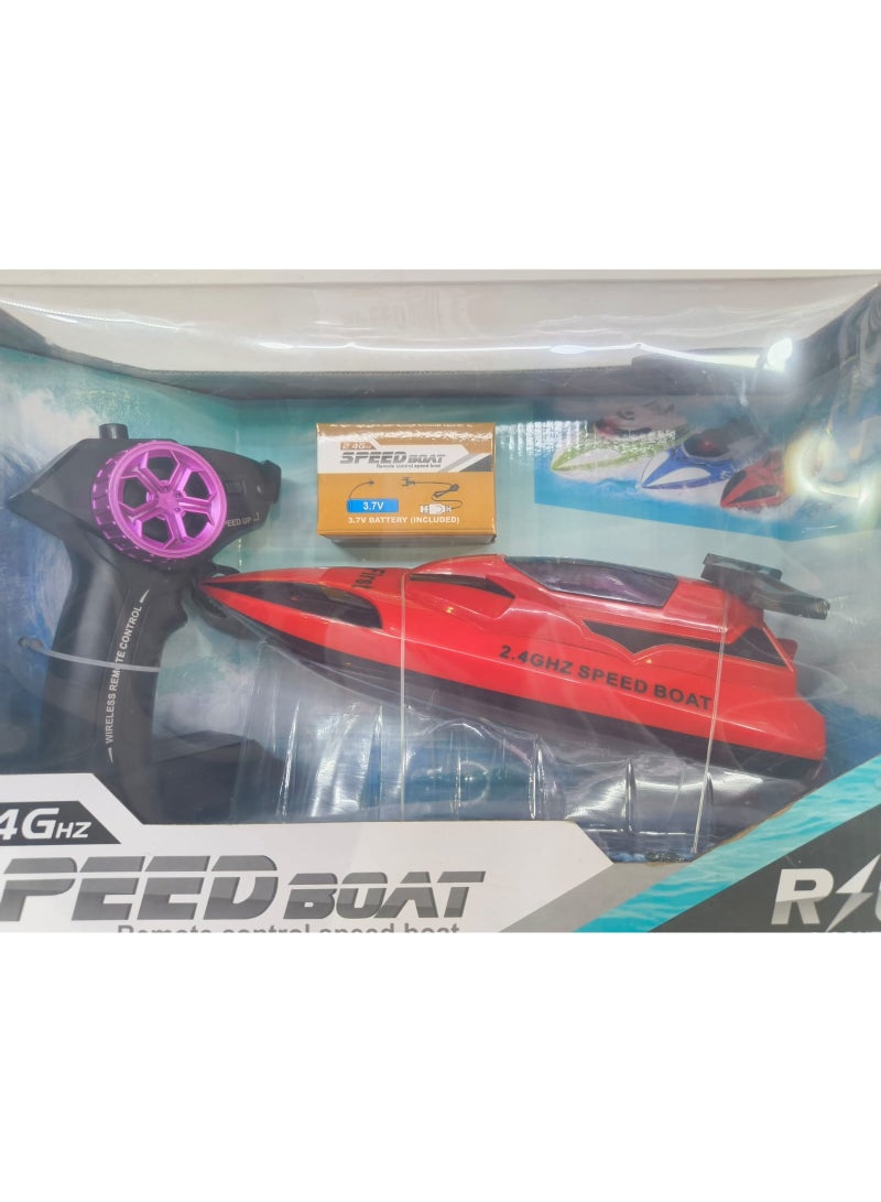 RC Remote Control Boats, Waterproof Remote Control Boat with 2.4GHz High-Speed Controller - Image 2