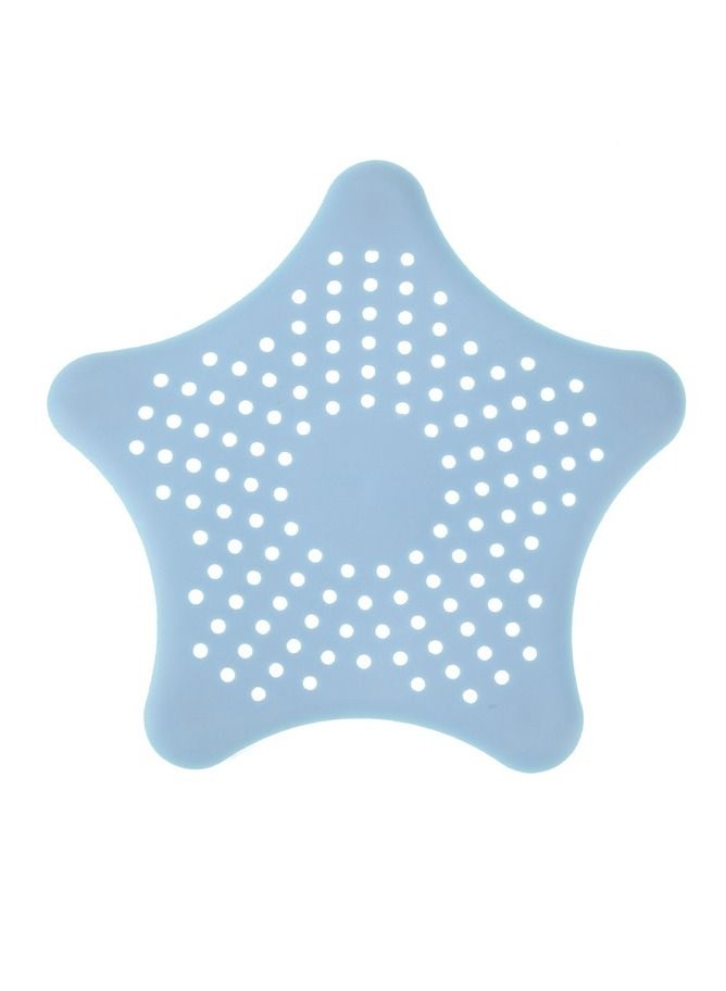 MARGOUN 10-Piece Kitchen Sink Strainer Filter Star Silicone Drain Cap Bathroom Floor Hair Catcher Anti Clogging Shower Drain Cover For Kitchen Bathroom Tub Blue  - Image 5