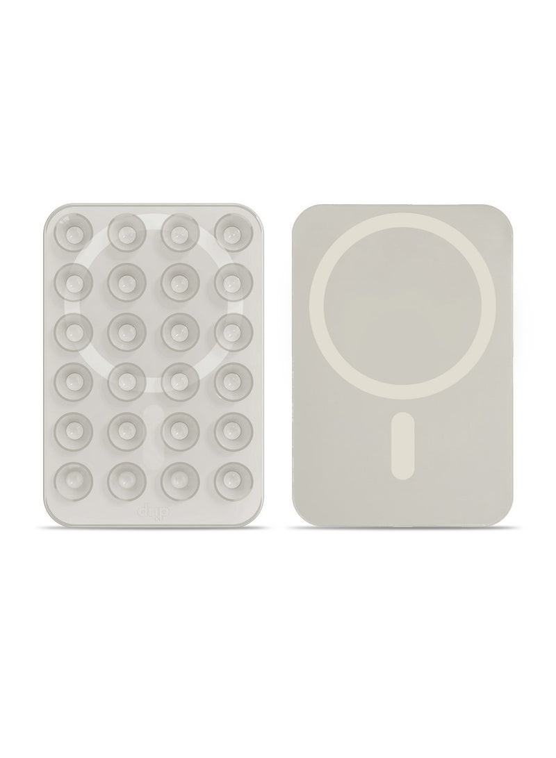 دريب حامل هاتف مغناطيسي سيليكون من Drip - متوافق مع MagSafe، لاصق قوي، قابل لإعادة الاستخدام، متين ومحمول - مناسب للأسطح المسطحة والمرايا والنوافذ - Image 1