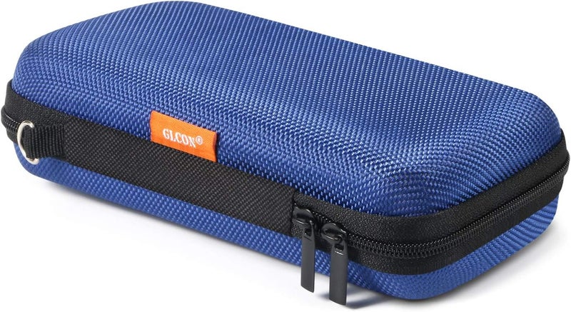 GLCON Portable Protection Hard EVA Case for External Battery, Cell Phone, GPS, Hard Drive, USB/Charging Cable, Small Carrying Bag Mesh Inner Pocket, Zipper Enclosure, Universal Travel Pouch Bag - Image 1