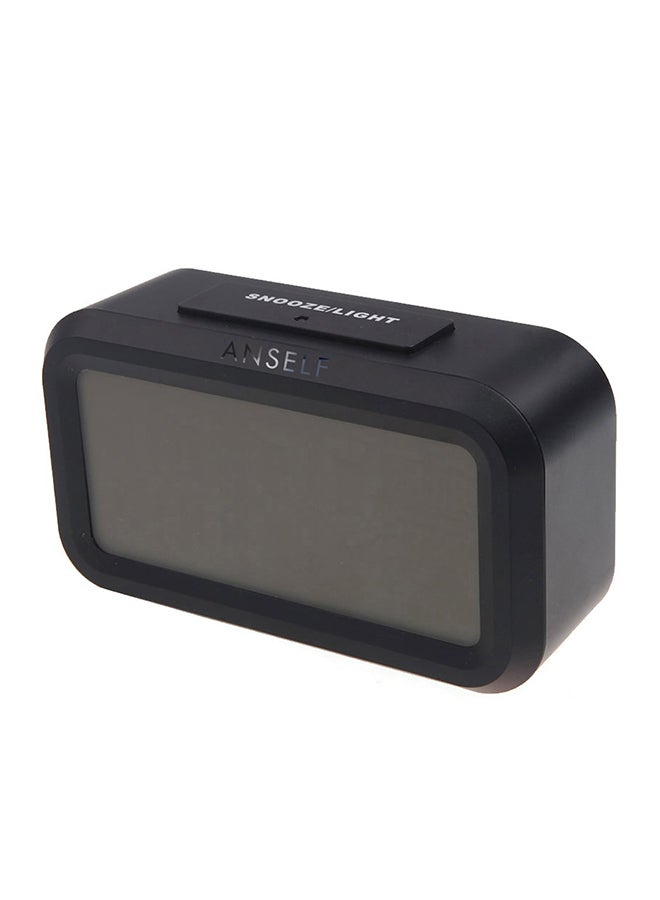 Light-activated Sensor LED Digital Alarm Clock Black/Grey 13.5x7.8x4.5cm - Image 2
