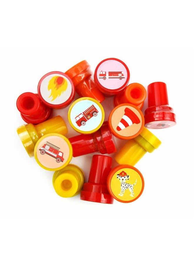 TINYMILLS 24 Pcs Firetrucks Stampers for Kids - Image 4