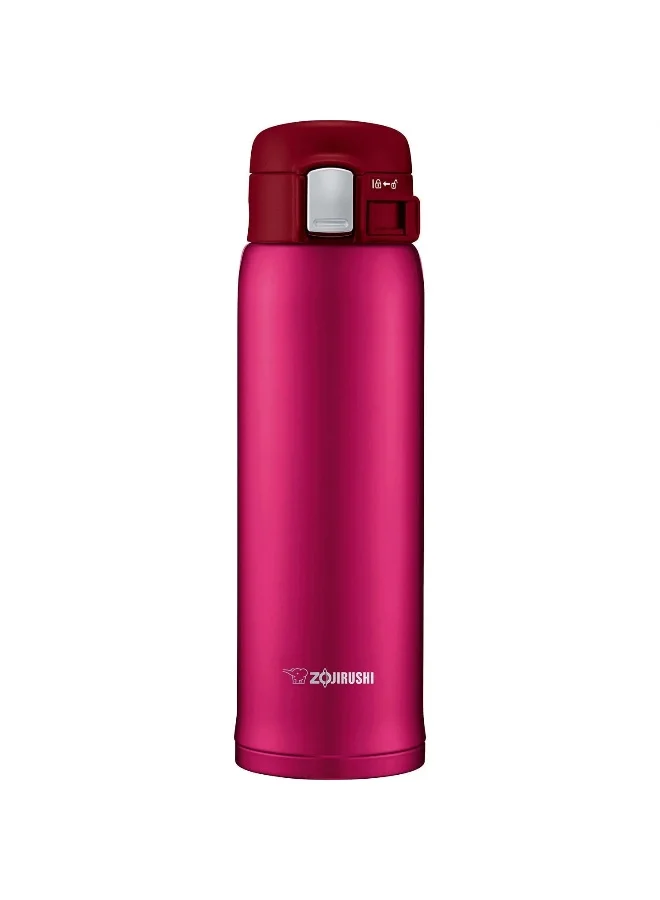 Zojirushi Zojirushi Vacuum Bottle, 0.48LTR, Clear Red