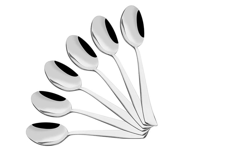 Ganeshi Stainless Steel Tea Spoons Set of 6 - Image 1