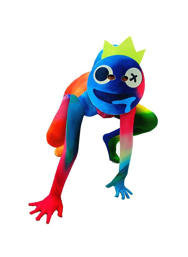 Exlene Game Rainbow Friends Costume Monster Wiki Cosplay Horror Jumpsuit  - Image 2