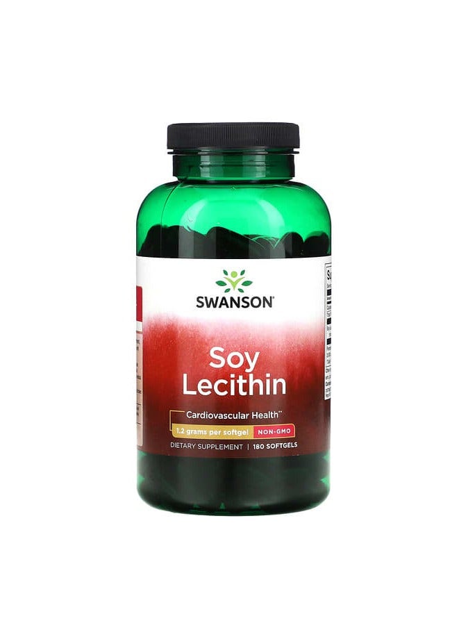 Soy Lecithin, 1.2 g, 180 Softgels