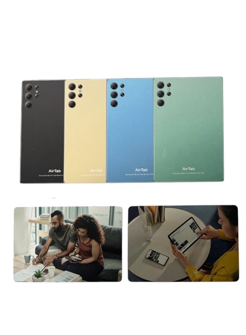 AirTab 10.1-Inch U24 Android 13 Tablet with 16GB RAM, 1TB Storage, Quad Core, Wi-Fi + LTE Dual SIM, Touch Pen & Wireless Keyboard – Blue - Image 4