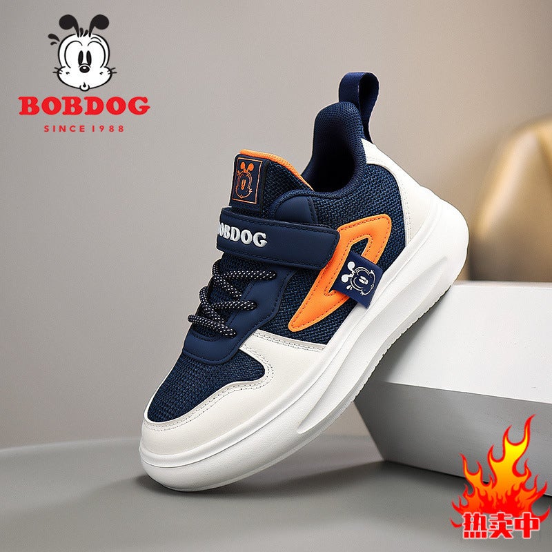 Babu Bean Boys Shoes Autumn Children'S Sneaker Boys Non-Slip Breathable Mesh Panel Shoes - Image 2
