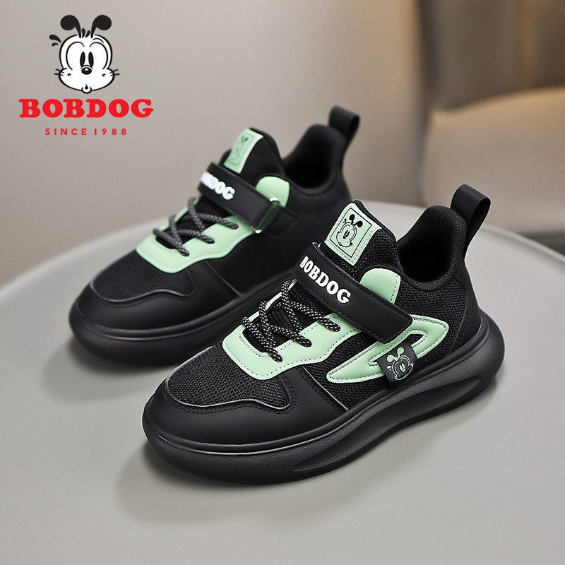 Babu Bean Boys Shoes Autumn Children'S Sneaker Boys Non-Slip Breathable Mesh Panel Shoes - Image 1
