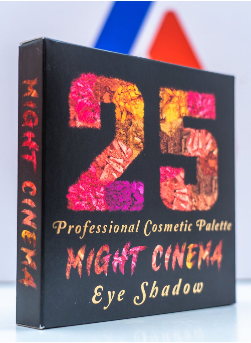 Might Cinema - 25 Colors Eyeshadow Palette Matte & Glitter - Image 1