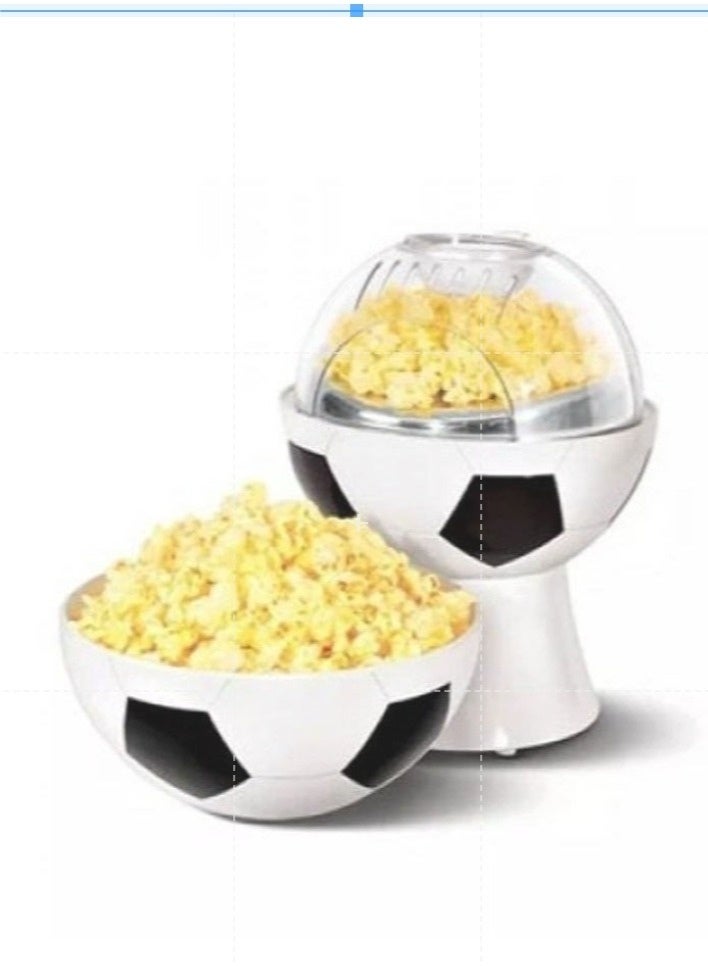 ELTRAZONE Football-Themed Electric Popcorn Machine with Removable Lid and Easy Popper Function