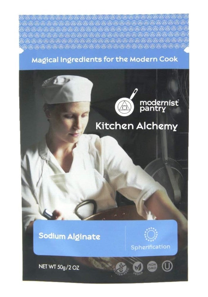 Modernist Pantry Pure Sodium Alginate - 50g/2oz for Molecular Gastronomy - Image 1