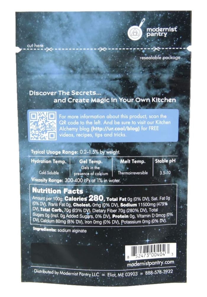 Modernist Pantry Pure Sodium Alginate - 50g/2oz for Molecular Gastronomy - Image 3