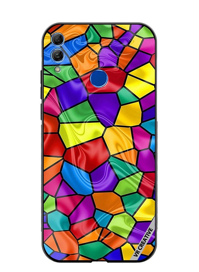 Protective Case Cover For Honor 10 Lite Mix Color Design  Multicolour