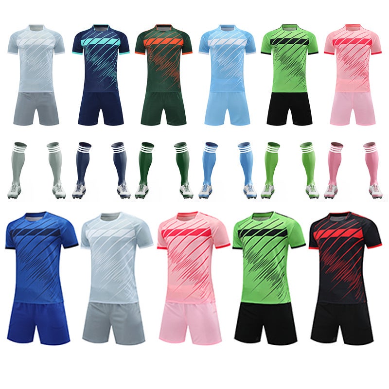 Light Board Jersey Football Uniform Set For Children And Adults Can Be Printed With Group Uniforms, Competition Uniforms And Class Uniforms - Image 2