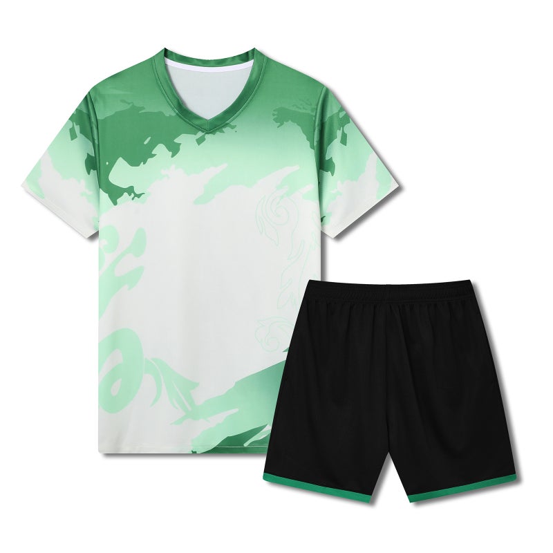 Light Board Jersey Football Uniform Set For Children And Adults Can Be Printed With Group Uniforms, Competition Uniforms And Class Uniforms - Image 1