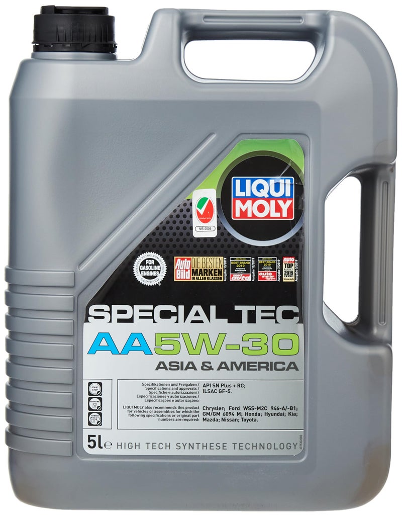LIQUI MOLY زيت محرك ليكوي مولي سبيشال تيك AA SAE 5W-30 | 5 ل | زيت محرك صناعي بالكامل | SKU: 20138 - Image 3
