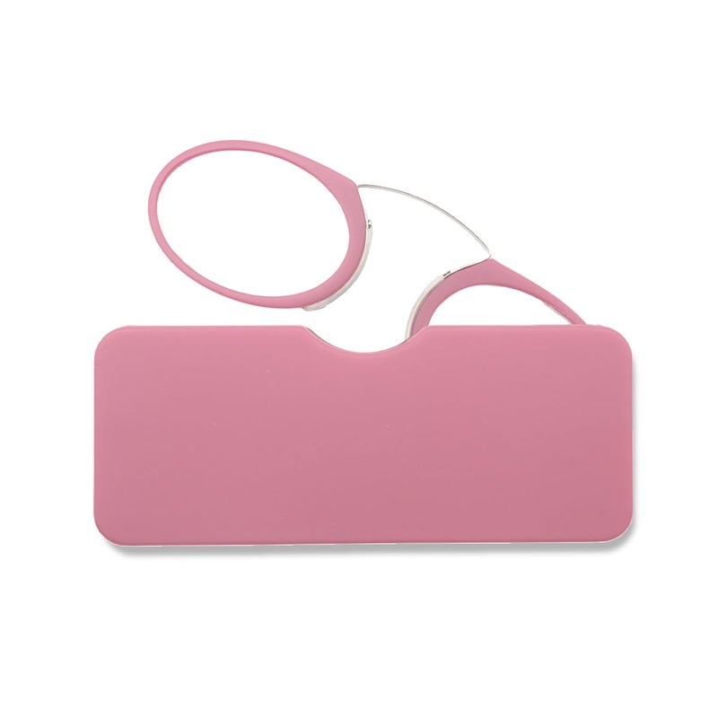 Covesato Mini Armless Reading Glasses For Men Women Slim Thin Clip On Nose Readers With Small Portable Case(1 Pair 1.50) - Image 1