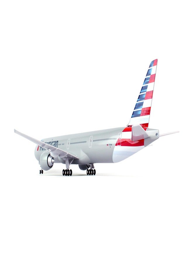 Skymarks Daron Skymarks SKR715 American 777-300 New Livery Airplane Model Building Kit with Gear, 1/200-Scale, White - Image 2