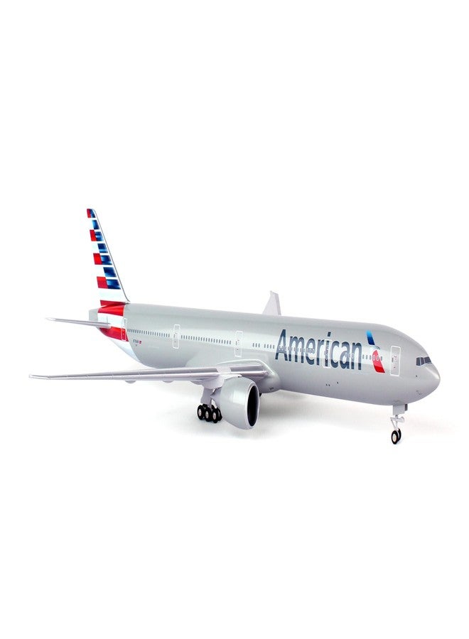 Skymarks Daron Skymarks SKR715 American 777-300 New Livery Airplane Model Building Kit with Gear, 1/200-Scale, White - Image 5