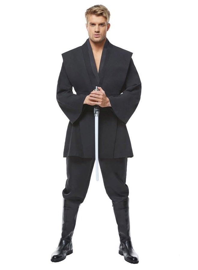 Cosplaysky Men's Tunic Cosplay Costume Adults Outfits Halloween Robe Hooded Uniform - Image 2