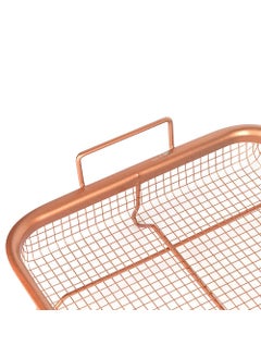 Mishrit Mishrit Oven Crisper Tray Uses Hot Air to Crisp and Fry Food Without Oil or Unhealthy Fats (Multi Color,Pack of 1)  - Image 5