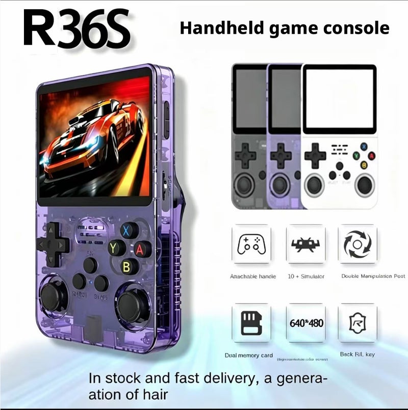 R36S Handheld Game Console with Dual Joystick, HD 3D, Retro GBA Emulator - Image 1