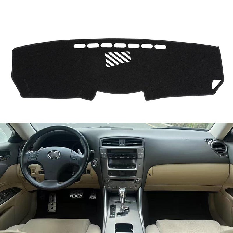 BLIBLIUNIT Dash Cover Mat Custom Fit for Lexus IS250 IS350 20062013 Dashboard Cover Pad Carpet Protector