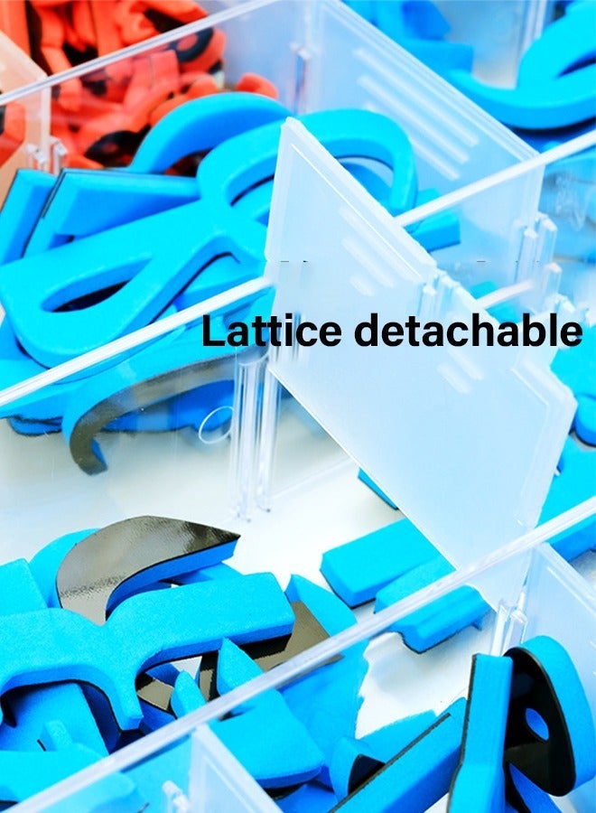 GROIC 325 Pcs Classroom Magnetic Arabic Alphabet Set, Letters Kit with Double - Side Magnet White Board, Foam for Preschool Kids Toddler Spelling and Learning Colorful - Image 2