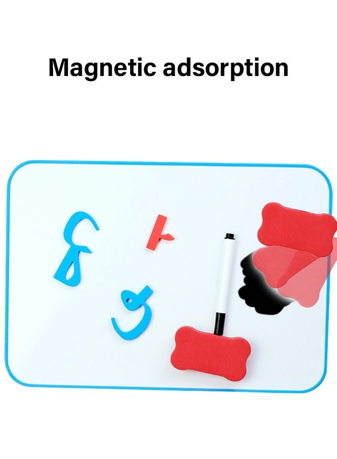 GROIC 325 Pcs Classroom Magnetic Arabic Alphabet Set, Letters Kit with Double - Side Magnet White Board, Foam for Preschool Kids Toddler Spelling and Learning Colorful - Image 3