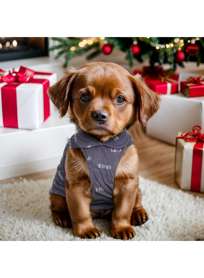 Rbenxia 4 Pieces Buffalo Plaid Dog Sweaters with Leash Ring Soft Fleece Vest Warm Dog Pullover Jacket Dog Clothes Winter Dog Outfits for Small Puppy Cat Pets (Medium) - Image 5