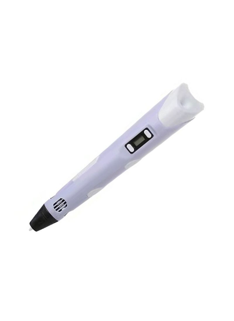 مس تيارا - قلم طباعة ثلاثي الأبعاد مع سرعة ودرجة حرارة قابلة للتعديل (قابس USB) بنفسجي - Image 1